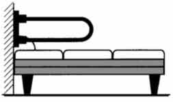 Съемное тренажерное устройство: трансформируется в столик для работы и приема пищи для постельных больных (предложение В.Г. Герасименко, г. Алма-Ата).