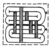 Самодельная подушка из велосипедных камер.